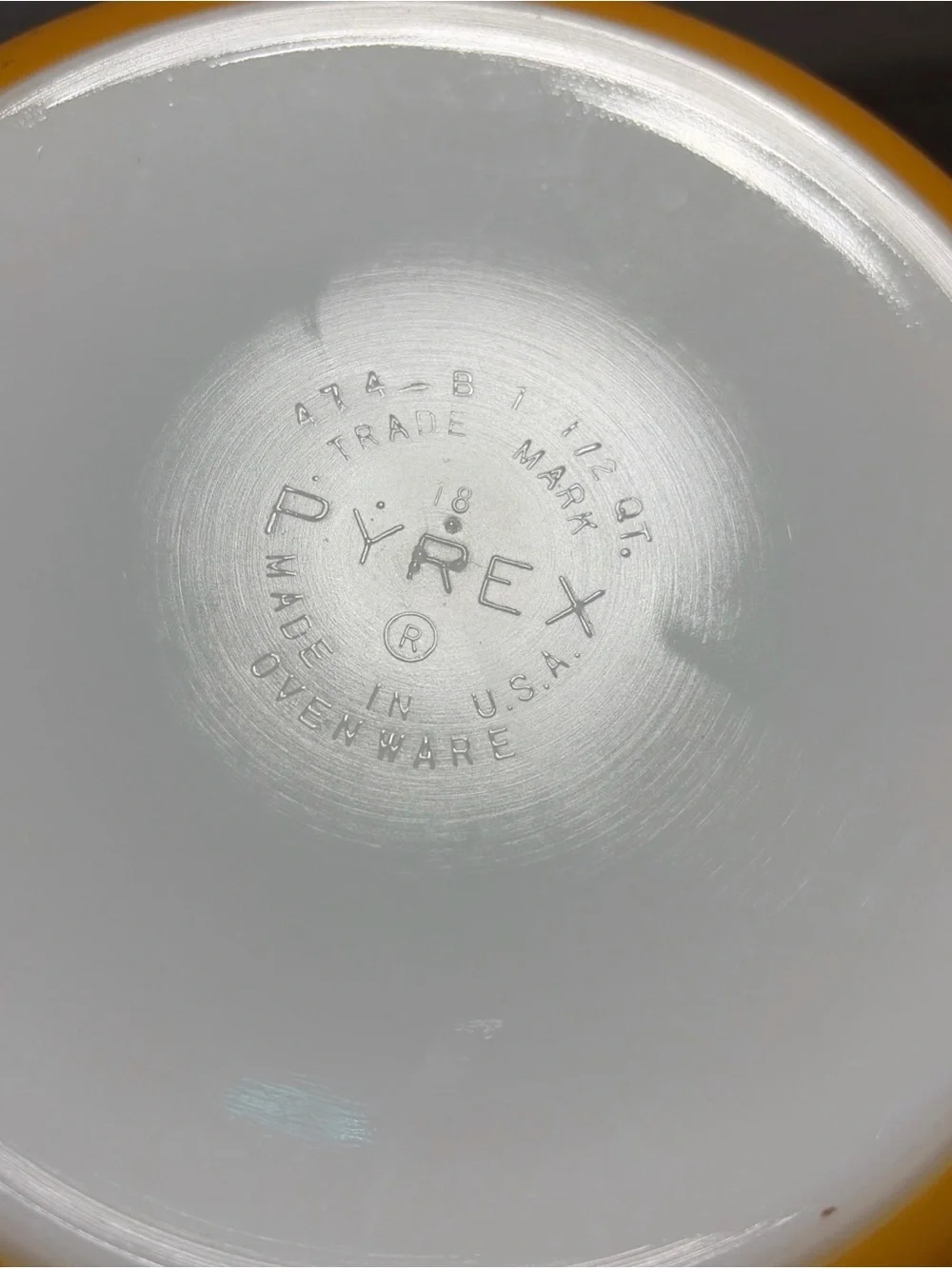 Vintage Pyrex Old Orchard Brown 1.5 Quart Casserole Dish With Lid 474